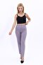 Elastic Tight-Legged Trousers-Anthracite