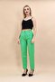 Pleated Classic Pipe Leg Trousers Light Green - 5