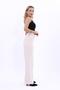 Wide Leg Trousers-Mink - 4
