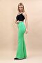 Flared Trousers-Emerald - 5003100 - 5