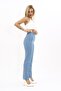 Elastic Tight-Legged Trousers-Sea - 2
