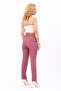 Elastic Tight-Legged Trousers-Rose - 3