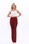 Spanish Flared Trousers-Burgundy - 5003100 - 4
