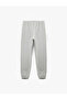 Raised Waist Elastic Waist Pocket Detailed Comfortable Fit Jogger Sweatpants - 4