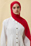 Tasseled 50% Cotton Brice Shawl - Red - 3
