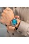 Men's Automatic Teal Dial Watch - NJ0151-88X - 4