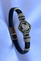 Genuine Leather Men's Bracelet Made with Eagle Hexagon Zircon Stone Handcrafted