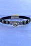 Genuine Leather Men's Bracelet Made with Wolf Figure Handcrafted - 3