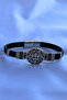Genuine Leather Men's Bracelet Made with Spear Figure Zircon Stone Handcrafted - 3