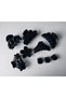 9 Pcs Black Style Quality Tight Hold Buckle, Latch Buckle Women, Teenagers and Children Buckle - 2