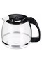 Coffee Machine Jug – 1200 ml Replacement Carafe Pot for Coffee Makers (Black)