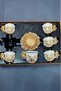 Turkish Coffee Serving Set, 6-Person Metal Coffee Cup Set, Coffee Cups (6 Pieces) with Crystal Embellishments - 2