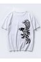 T-Shirt with Animal and Logo Print, Short Sleeve, Round Neck T-Shirt