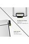 Small Bathroom Trash Can with Lid Soft Close, Step Pedal, 10 Liter / 2.6 Gallon Stainless Steel Bin - 6