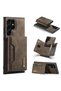 Samsung Galaxy S23 Ultra Compatible Leather Phone Case with Detachable Wallet - 3