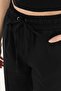 Belted Carrot Trousers with Pocket Detail - Black - 5