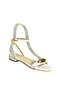 U726017209 White Low Heel Women's Sandals - 6