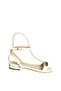U726017209 White Low Heel Women's Sandals - 5