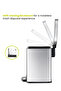 MADISON 20L Stainless Steel Pedal Bin – Soft-Close Lid, Fingerprint-Resistant, Modern Trash Can - 5