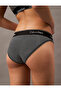 Women's Black Striped Bikini - 3