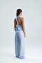 Lena Collar Embroidery Detail Double Linen Summer Suit - 4