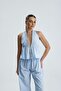 Lena Collar Embroidery Detail Double Linen Summer Suit - 2