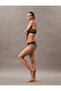 Women's Black Striped Bikini - 6