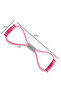 Pink Pilates Resistance Rubber Rope Body Shaper Butterfly Resistance Rubber Power Rubber Exercise - 2