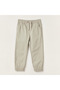 Solid Pants with Drawstring Closure and Pockets