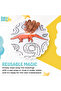 Reusable Silicone Colouring Mat with Pens and Travel Case - Number Design - 3