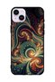 Protective Case Cover For Apple iPhone 14 Mandala Vintage Pattern
