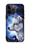 غطاء حماية لجهاز Apple iPhone 14 Pro Max رسمة الذئب