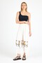 Women's White Bamboo Trouser Skirt |   Beach & Pool & Daily Use - 7