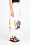 Women's White Bamboo Trouser Skirt |   Beach & Pool & Daily Use - 7