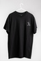 Minimalist Fox Special Design Printed 100% Cotton Crew Neck Black-White T-Shirt
