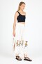 Women's White Bamboo Trouser Skirt |   Beach & Pool & Daily Use - 6