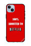 غطاء حماية لهاتف Apple iPhone 14 Plus مدمن على Netflix بنسبة 100%