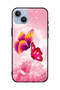 غطاء حماية لهاتف Apple iPhone 14 Plus برسومات فراشات لطيفة