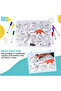 Reusable Silicone Colouring Mat with Pens and Travel Case - Number Design - 2