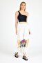Women's White Bamboo Trouser Skirt |   Beach & Pool & Daily Use - 5