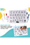 Reusable Silicone Colouring Mat with Pens and Travel Case - English Alphabet Design - 2