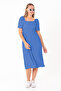Women's Square Neck Wrap Dress - Comfortable and Modern Fit / Different Color Choices - 2