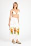 Women's White Bamboo Trouser Skirt |   Beach & Pool & Daily Use - 4