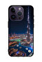 غطاء حماية لهاتف Apple iPhone 14 Pro منظر ليلي لوسط المدينة