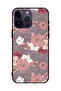 غطاء حماية لهاتف Apple iPhone 14 Pro Max بنقشة زهور