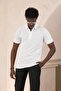 Knitted Polo Neck Regular Fit Cotton and Lycra T-Shirt - 5