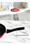 Forged Aluminum Nonstick Fry Pan with Induction Bottom , 24cm, With Red Exterior - 5