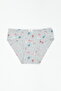 Girls' Cotton Lycra Panties - Colorful Comfortable Flexible Underwear 3-Pack 6211 - 2