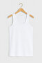 Men's 50% Cotton-50% Modal Classic White 6-Pack Undershirts L2İk1L1Kk2E.6Li - 3