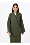 Cotton Muslin Kimono with Tie Detail - Khaki - Benin - 2